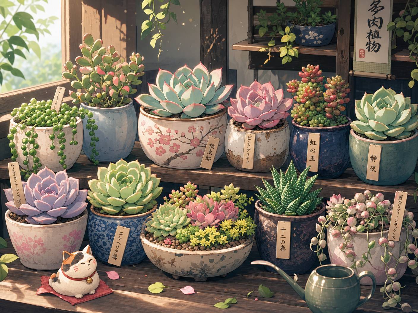 蜜桃植物视频-多肉植物测评视频