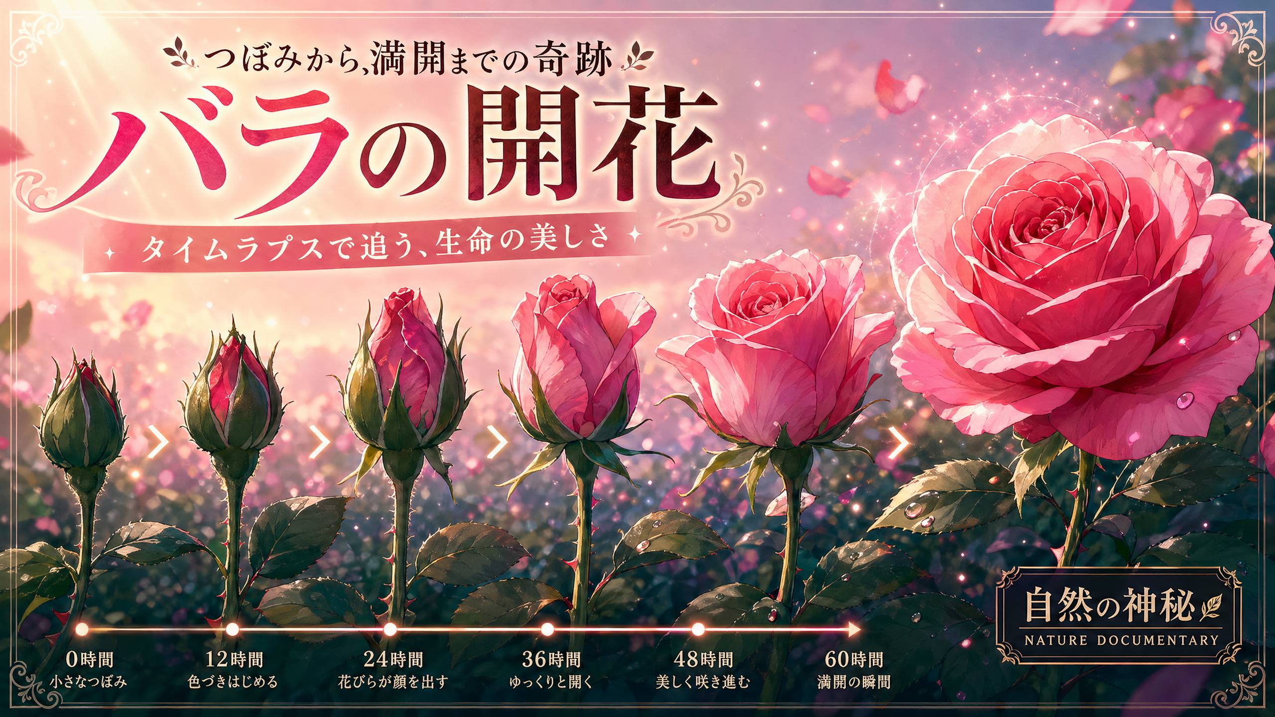 蜜桃植物视频-花朵绽放延时视频